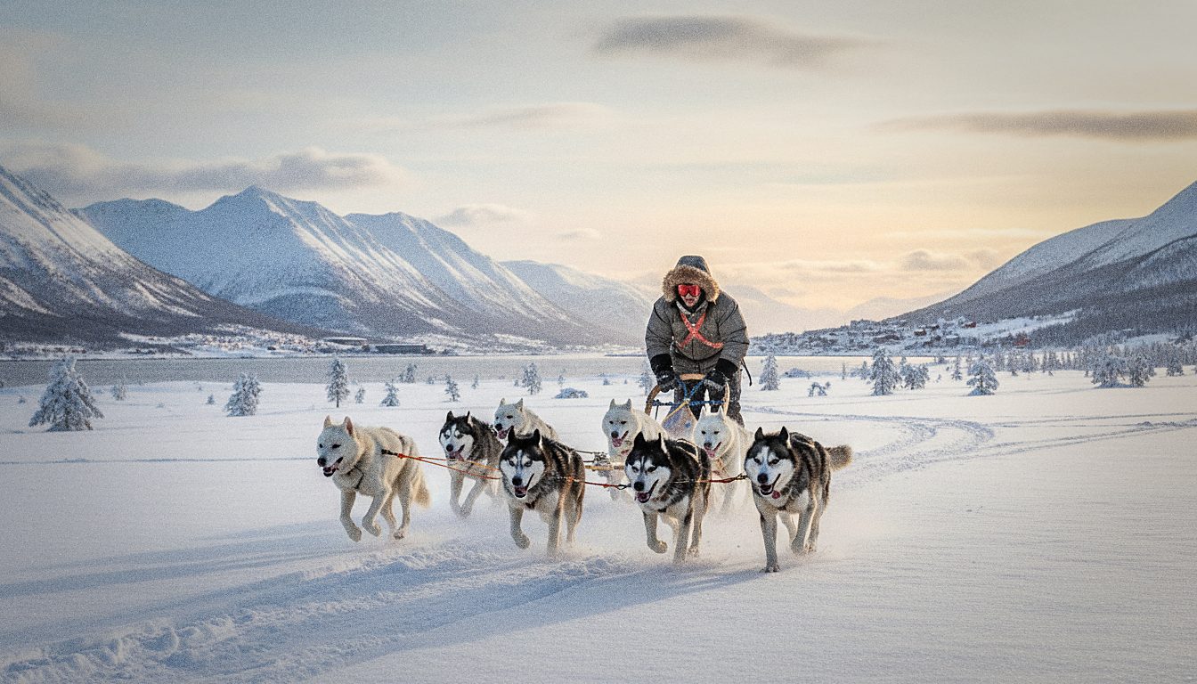 Traîneau à chiens à Tromsø